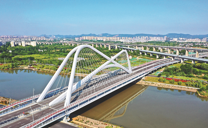 南京秦淮湾大桥进入竣工验收阶段