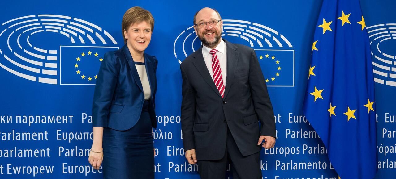 卡梅伦前脚刚走 苏格兰政府首席大臣即到访欧盟