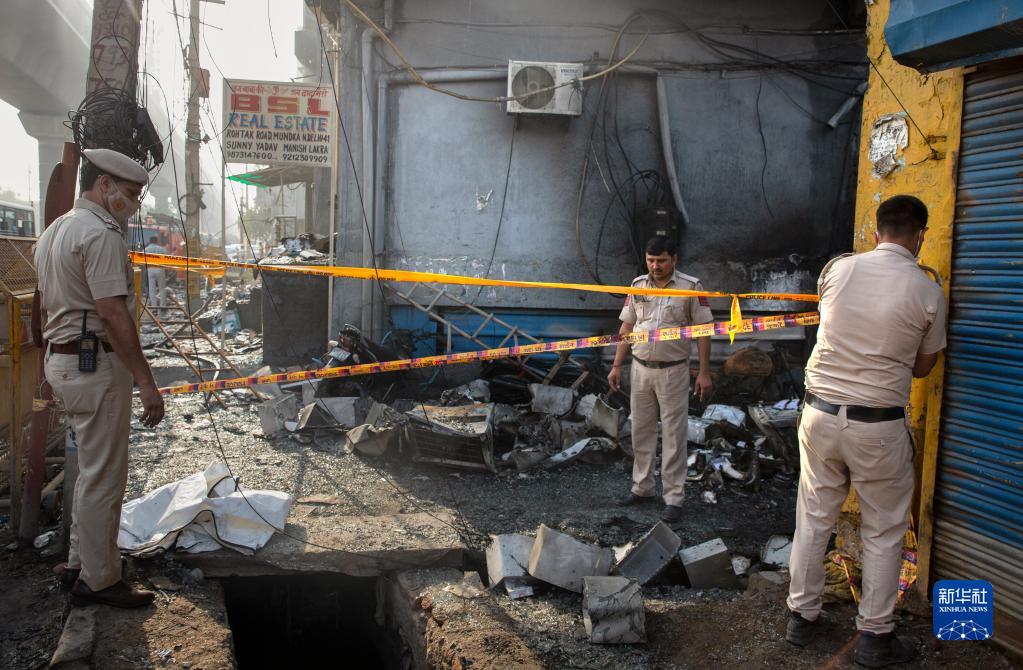 印度首都火灾死亡人数升至27人