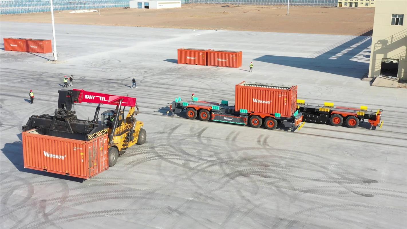 内蒙古策克口岸将开启全国首例AGV无人驾驶跨境运输新模式_fororder_2