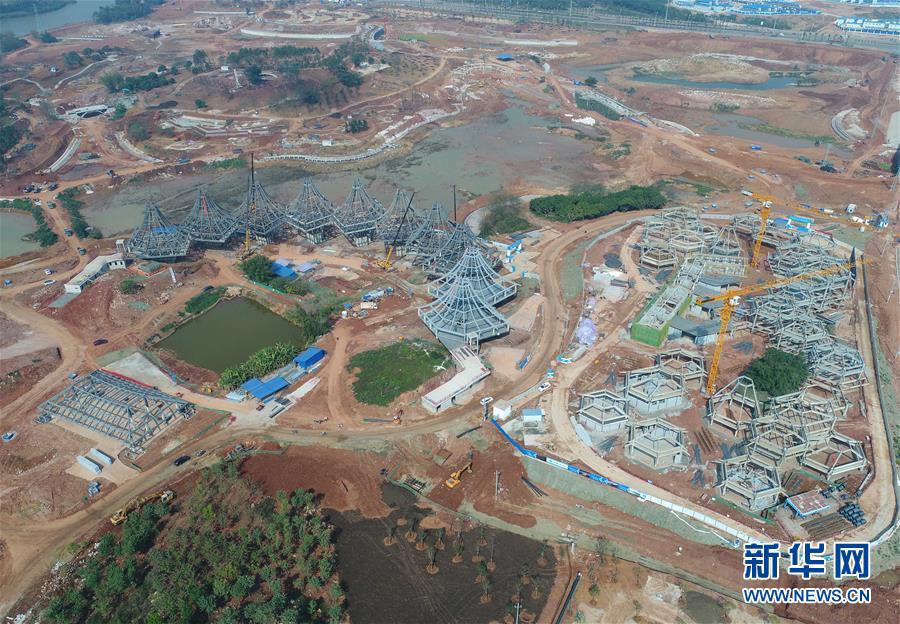 第十二屆中國（南寧）國際園林博覽會工程進展順利