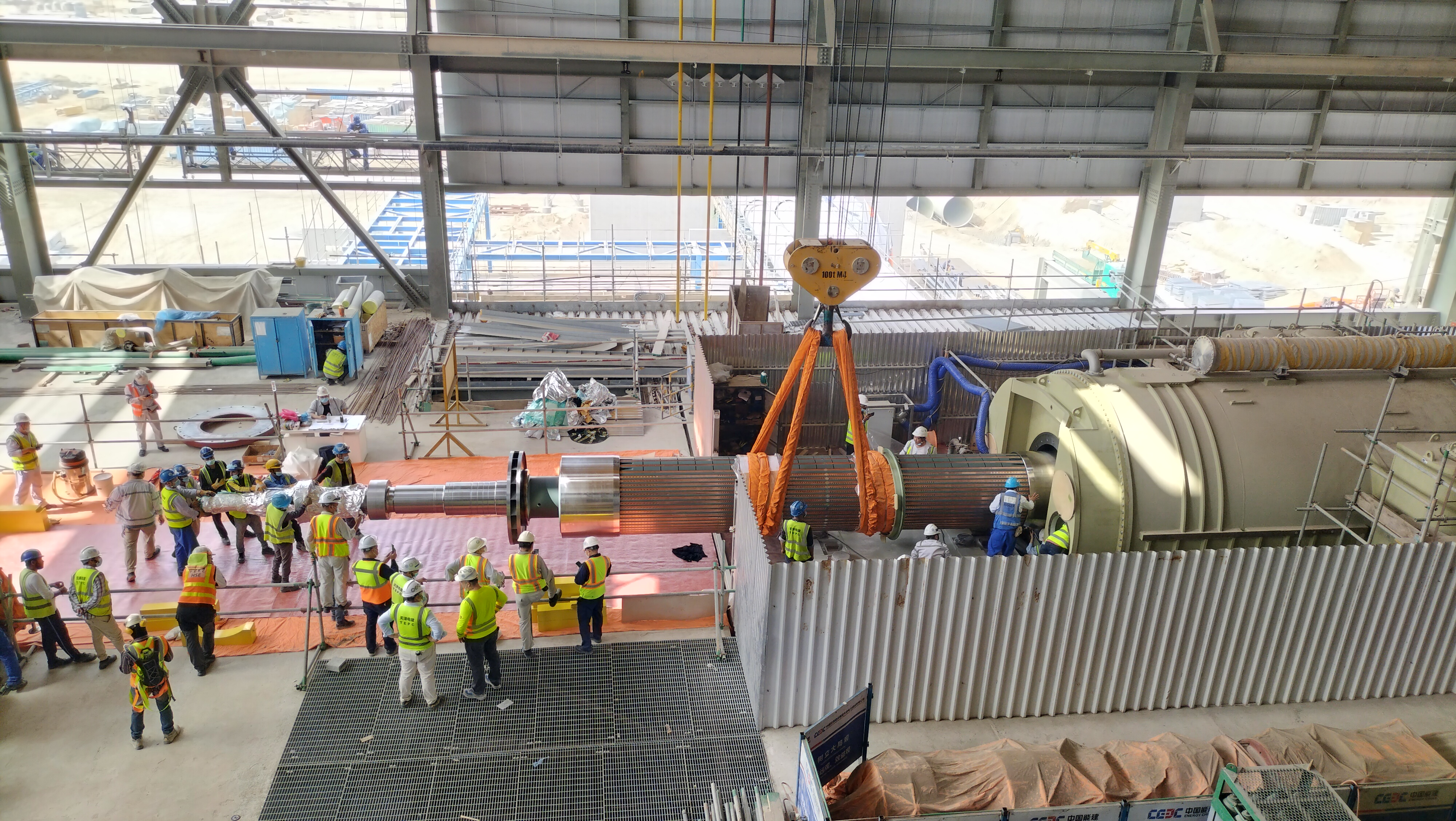 迪拜哈斯彦电站项目3号机组首次并网一次成功_fororder_微信图片_20220517092802