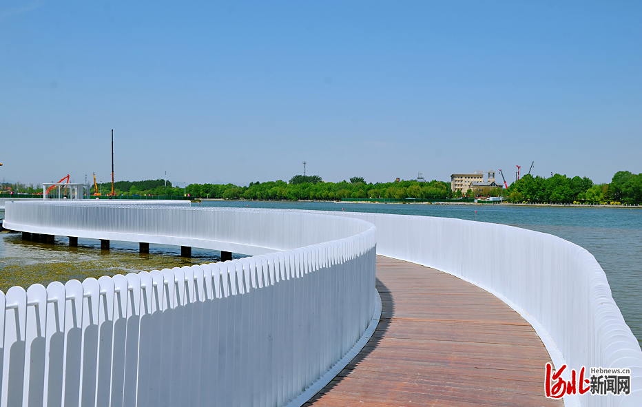 快來打卡！河北石家莊兩座“網紅橋”亮相太平河畔