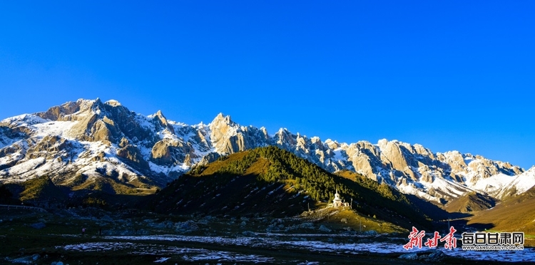 初夏 在马牙雪山遇见冬日美景_fororder_初夏6