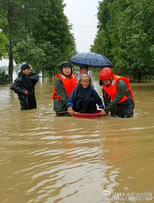 新一轮强降雨袭击安徽 因灾死亡人数达13人