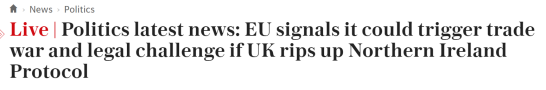 歐洲頭條丨簽完的協議想反悔 英歐上演“膽小鬼遊戲”