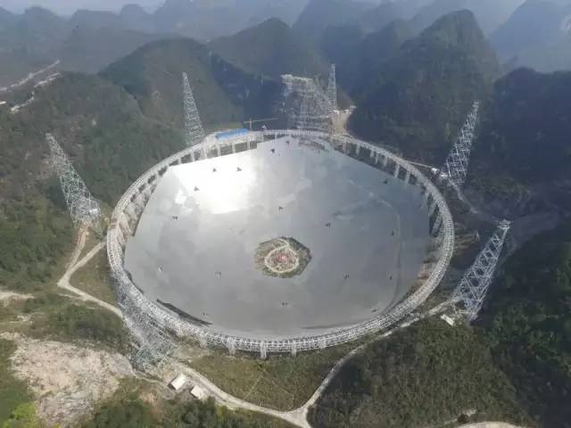 世界最大的單口徑望遠鏡—FAST望遠鏡主體工程完成
