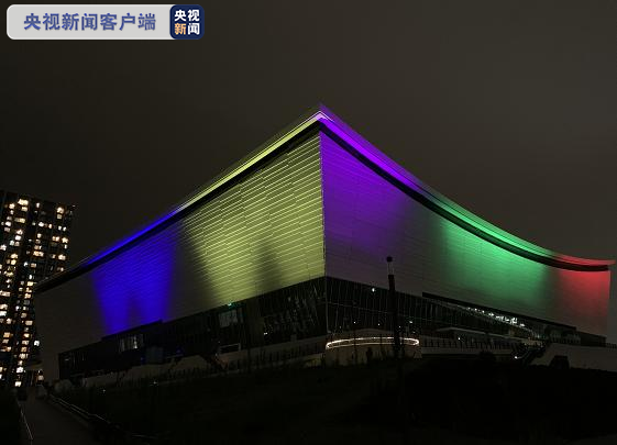 东京奥运标志性场馆亮灯迎接奥运会倒计时一周年