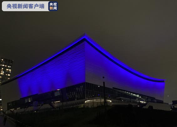 东京奥运标志性场馆亮灯迎接奥运会倒计时一周年