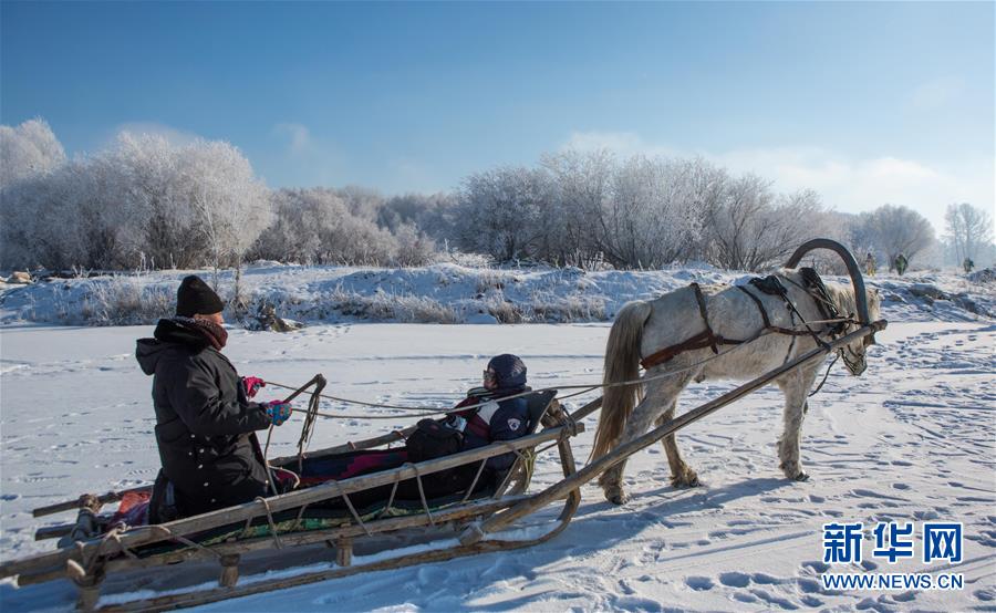 新疆冲乎尔：“雪树银花”童话镇