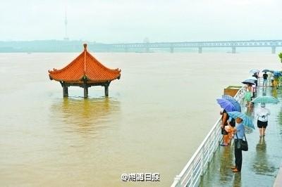 官方预计：4日长江中下游干流全线超警戒水位(图)