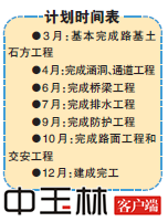 【八桂大地-玉林】玉林民用機場公路建設正酣 工人全力以赴加快建設