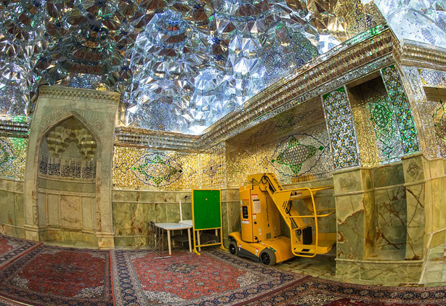 伊朗千年古建筑华丽穹顶美轮美奂炫彩迷人高清组图