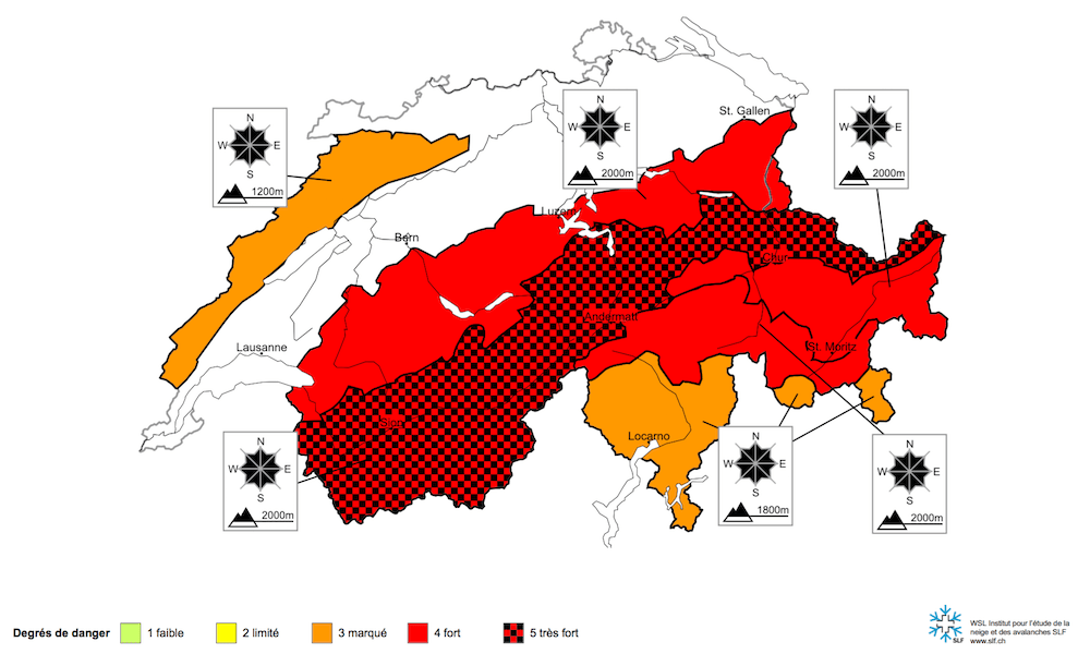 雪崩风险危险系数也大大增加_fororder_雪崩风险Avalanche risk at highest level