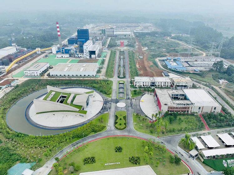 眉山市青神县斑布健康竹产业园正式投产_fororder_斑布健康竹产业园区-供图-青神县委宣传部