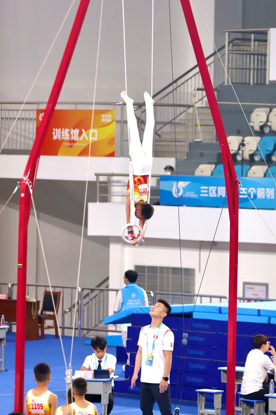 【16日早上转发】山东省第二十五届运动会“泰山体育杯”体操决赛开赛