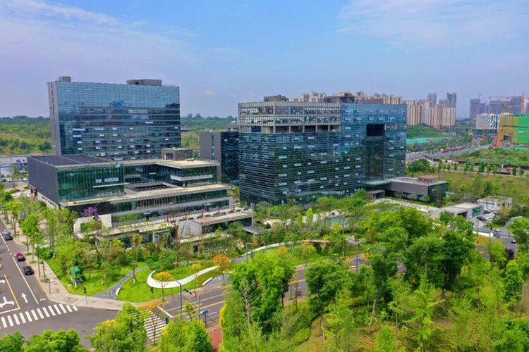 盟升电子正式入驻成都市天府新区_fororder_盟升电子新园区-供图-天府新区党群工作部