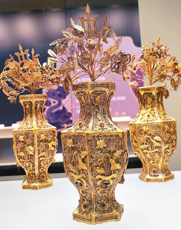 “明万历皇家金器展”亮相浙江嘉兴_fororder_微信图片_20220531090339