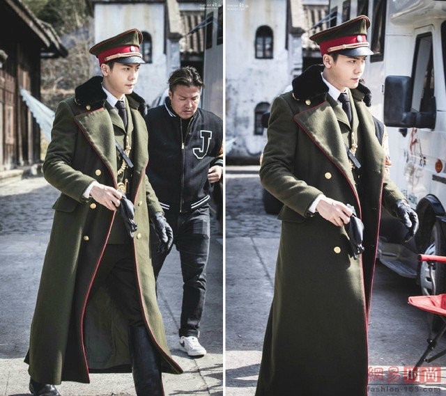 陳偉霆《老九門》裏穿軍裝真的帥到報警