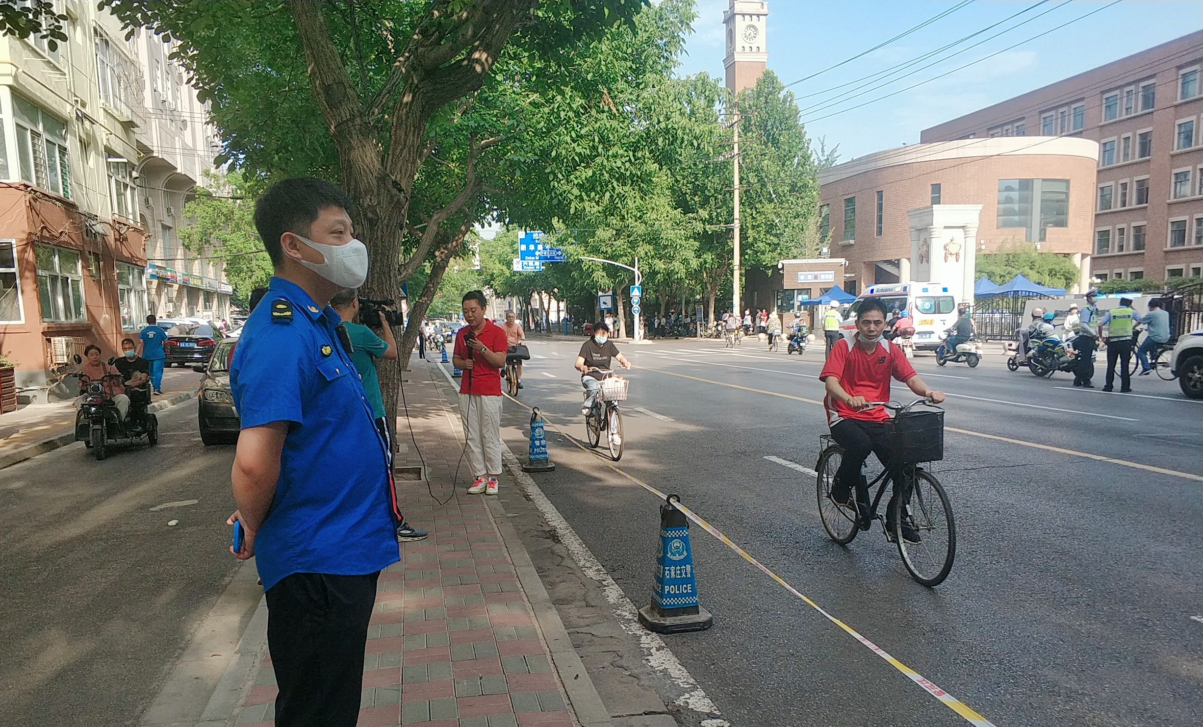 （原创）石家庄市新华路街道综合行政执法队积极做好中考期间各项保障工作_fororder_3