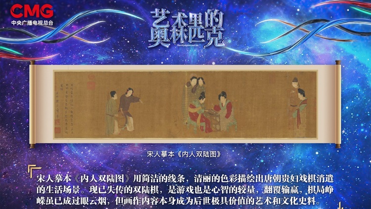 纤柔娇媚 翻覆输赢——《艺术里的奥林匹克》带您共赏唐代《内人双陆图》中的意趣_fororder_微信图片_20220626114949