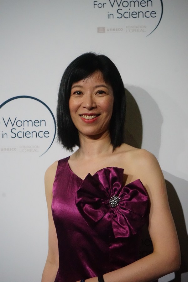 胡海嵐獲2022年歐萊雅-聯合國教科文組織世界傑出女科學家成就獎