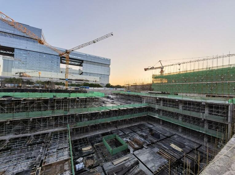 中建八局一公司在京项目有序推进复产复工