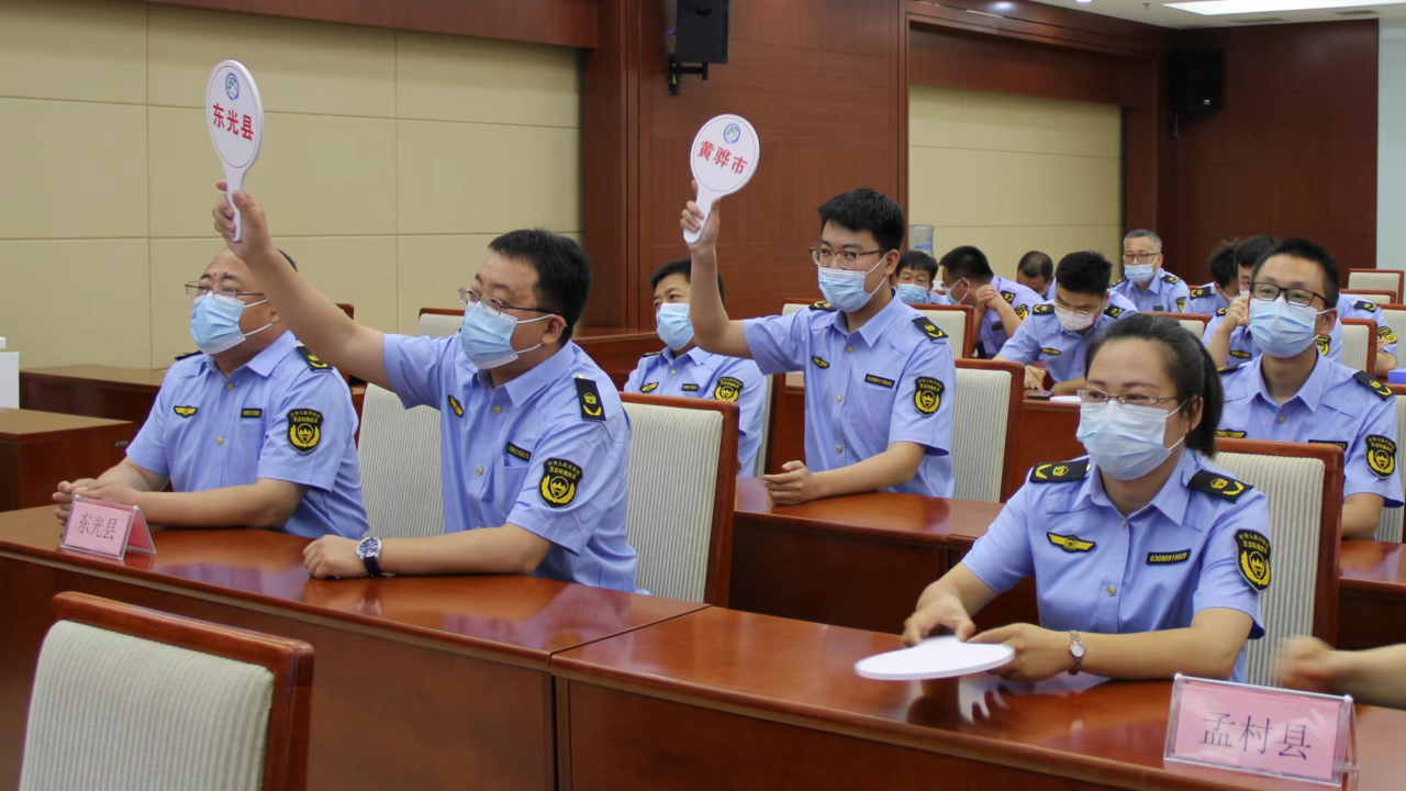 深入貫徹三提升三促進淬煉生態環境執法鐵軍——滄州市生態環境局開展2022年生態環境執法比武競賽_fororder_圖片2