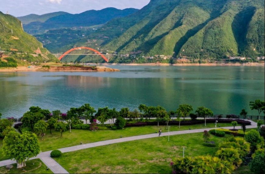 Scenery of Wushan Section of Yangtze River in Chongqing