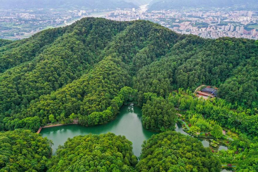 InPics: Bird's-eye View of Jinyun Mountain in Southwestern China