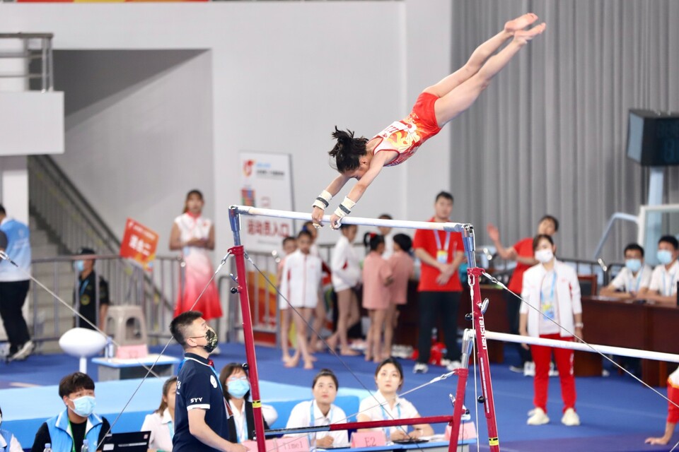 【16日早上转发】山东省第二十五届运动会“泰山体育杯”体操决赛开赛