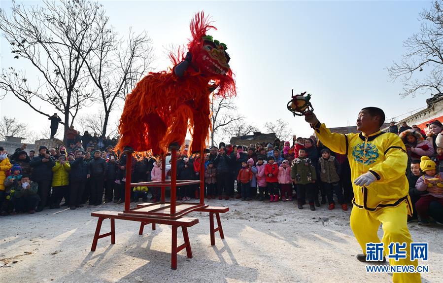 河北赞皇传统腊八船会祈福迎新