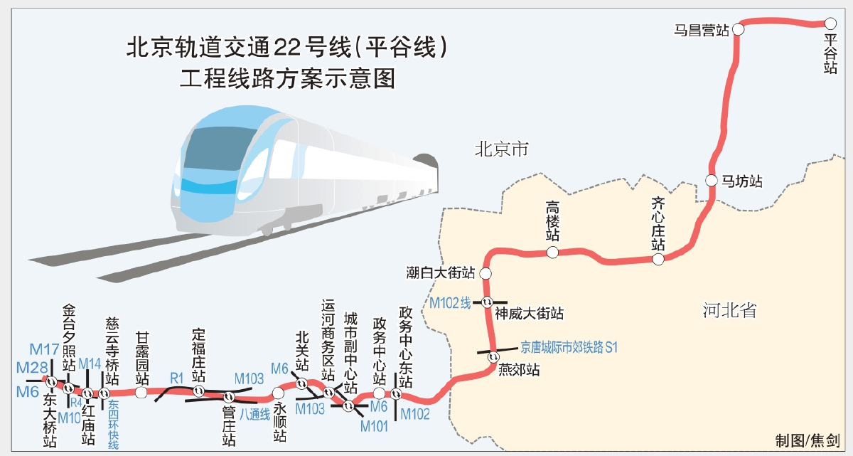 地铁22号线进入全面建设阶段