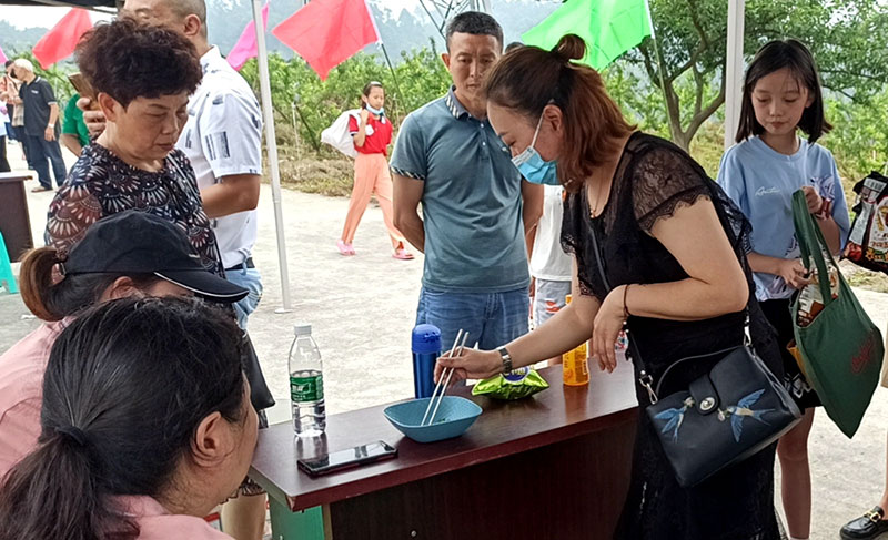 宜宾市翠屏区金坪镇举办乡村振兴项目推介暨第六届李子采摘游园活动_fororder_弹珠小邮差游戏现场