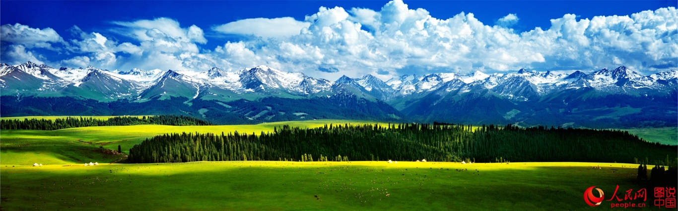 图说中国：邂逅美丽的新疆喀拉峻大草原