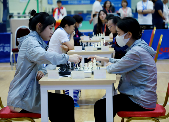 贵州省第十一届运动会群众项目棋牌类赛事开赛_fororder_跳棋