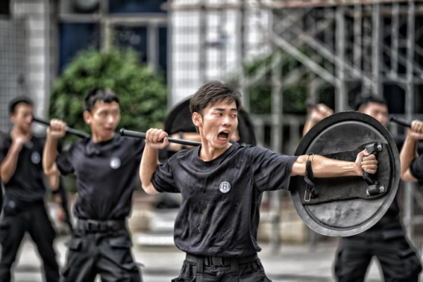 【原創】戰高溫 鬥酷暑 重慶特警總隊開展2022年綜合實戰演練_fororder_5