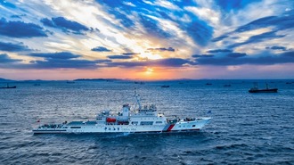 台灣海峽大型巡航救助船“海巡06”輪列編福建