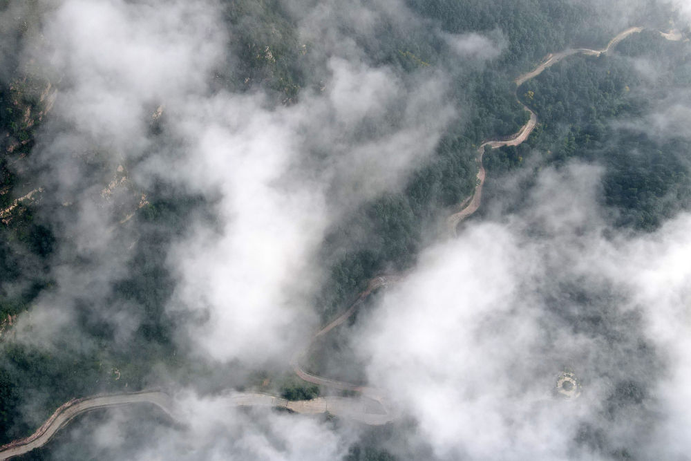 河北邢臺：雲海奔涌太行美