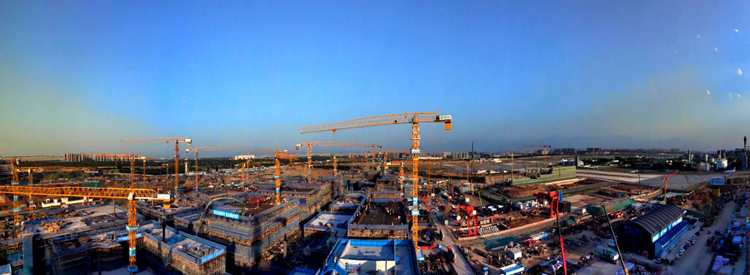 （轉載）西安咸陽國際機場三期擴建工程東航站樓主體結構提前一個月封頂