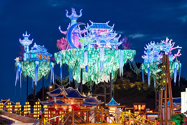 "Summer Night with Bright Lanterns" Kicks off at Lantern City of China in Zigong, Sichuan_fororder_图片5