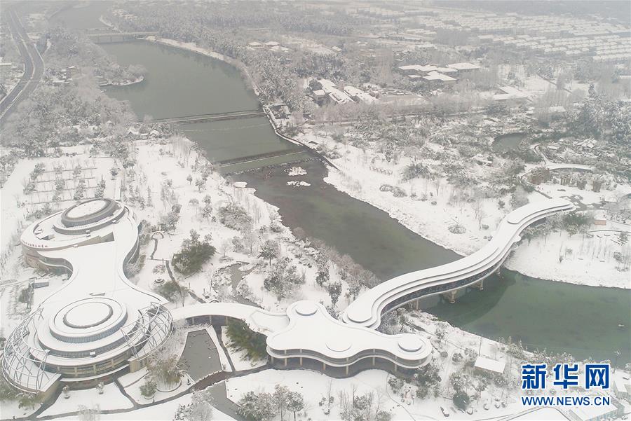 浙江安吉：美丽乡村 雪景如画