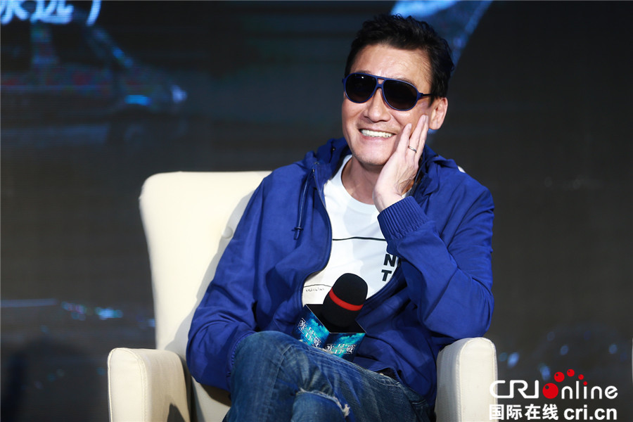 梁家辉玩嗨《寒战2》恳谈会 张震老爸不希望张震演《寒战3》