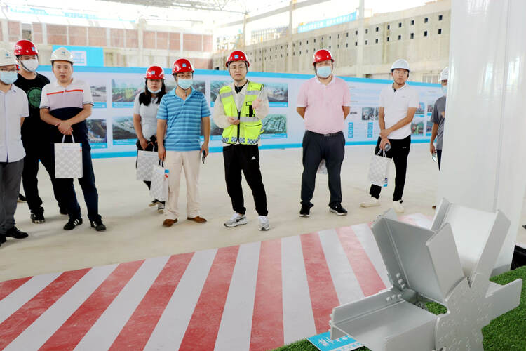 广西建筑业联合会现场观摩会在中建八局桂林国际会展中心项目举行