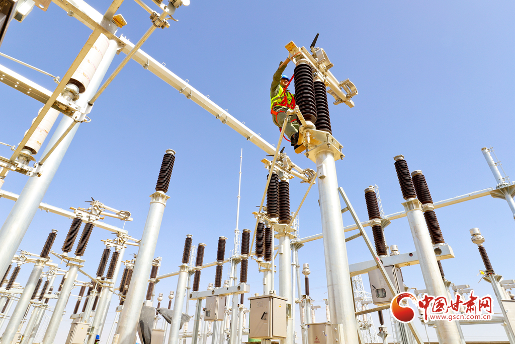 【張掖】【隴拍客】甘肅張掖高臺:新能源建設快馬加鞭_fororder_3