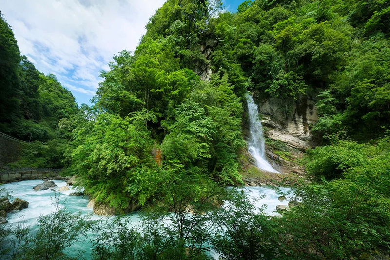 好山好水好凉快｜雅安天全——山河“滚烫” 这里一片“清凉”_fororder_喇叭河美景-供图-天全县融媒体中心（4）