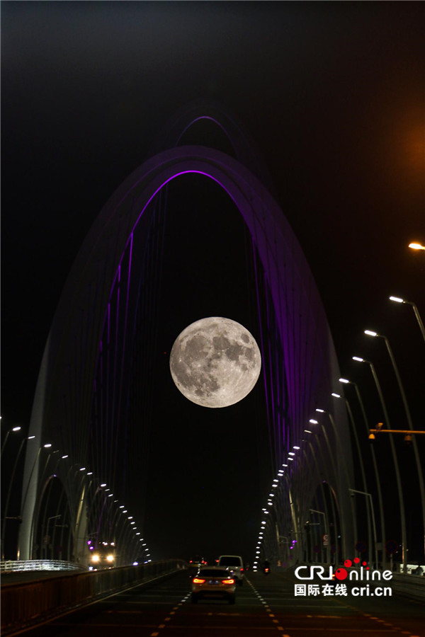 2022年度“最大满月”亮相夜空_fororder_2