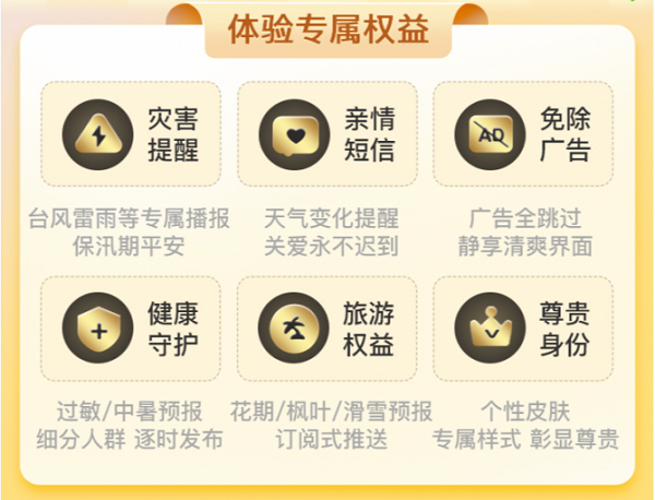 生活晴雨 始终相伴 墨迹天气顶级会员权益等你体验