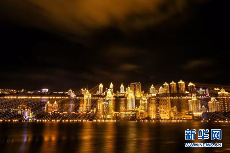 华灯璀璨满洲里