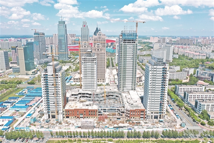 哈尔滨新区金融中心项目力争年底完工